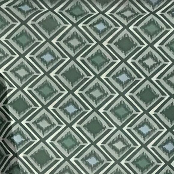 CIDER Mesh Geometric Argyle Print Long Sleeve Open Front Cropped LS Top Cardigan - Picture 3 of 5